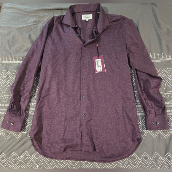 Ted Baker Other - Ted Baker Endurance Geo Slick Rick Button Down Shirt Size Large